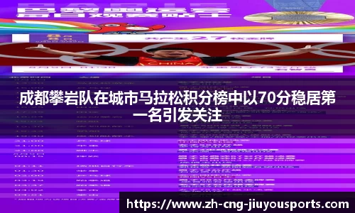 成都攀岩队在城市马拉松积分榜中以70分稳居第一名引发关注